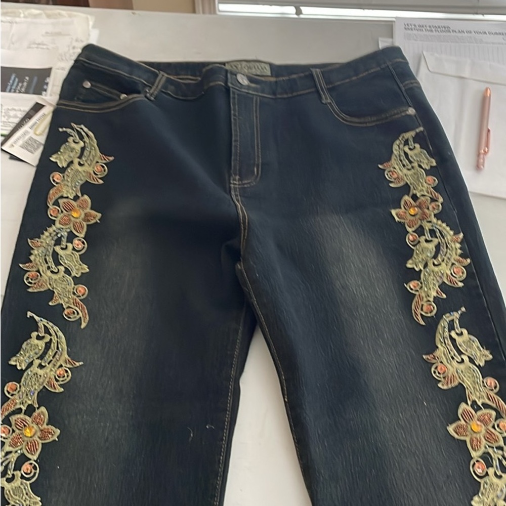 Embroidered Women's Jeans